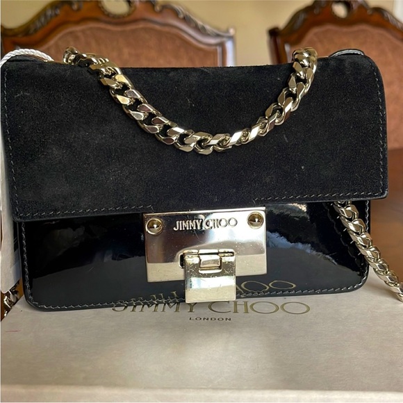 AUTHENTIC- Jimmy Choo REBEL SOFT MINI SPT Black Authentic